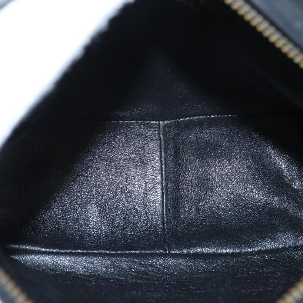 CHANEL Matelasse Fringe Chain Shoulder Bag Suede Black gold CC Auth BA8656 - Picture 11 of 16